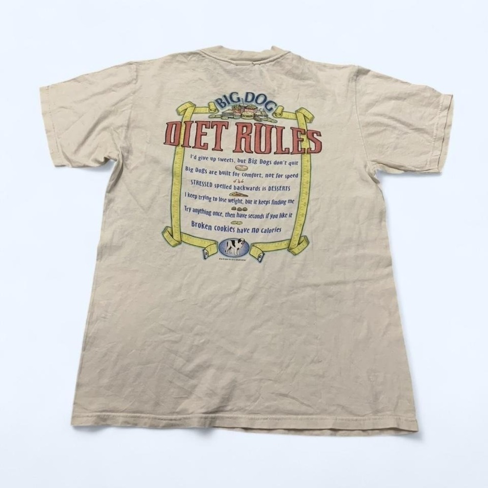 Big Dogs Diet Rules Graphic Tee Small/Medium